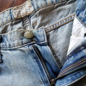 Current/Elliot mid-rise soft distressed jeans, size 28